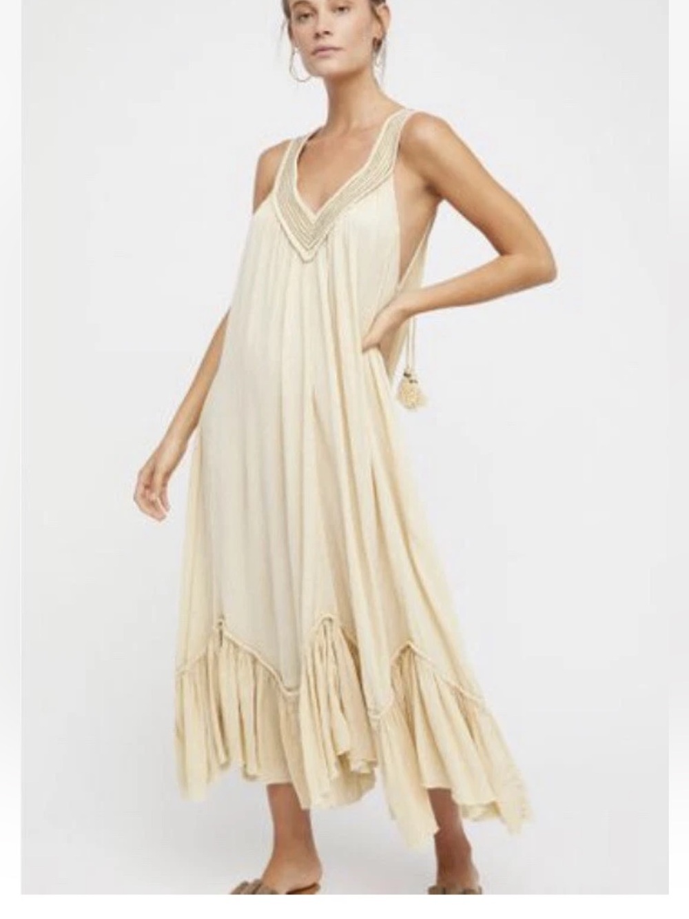 Free People Dreams of Bali Maxi Dress S